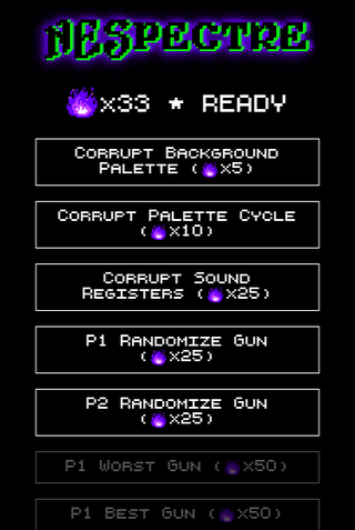 NESpectre’s audience interface during a game of Contra